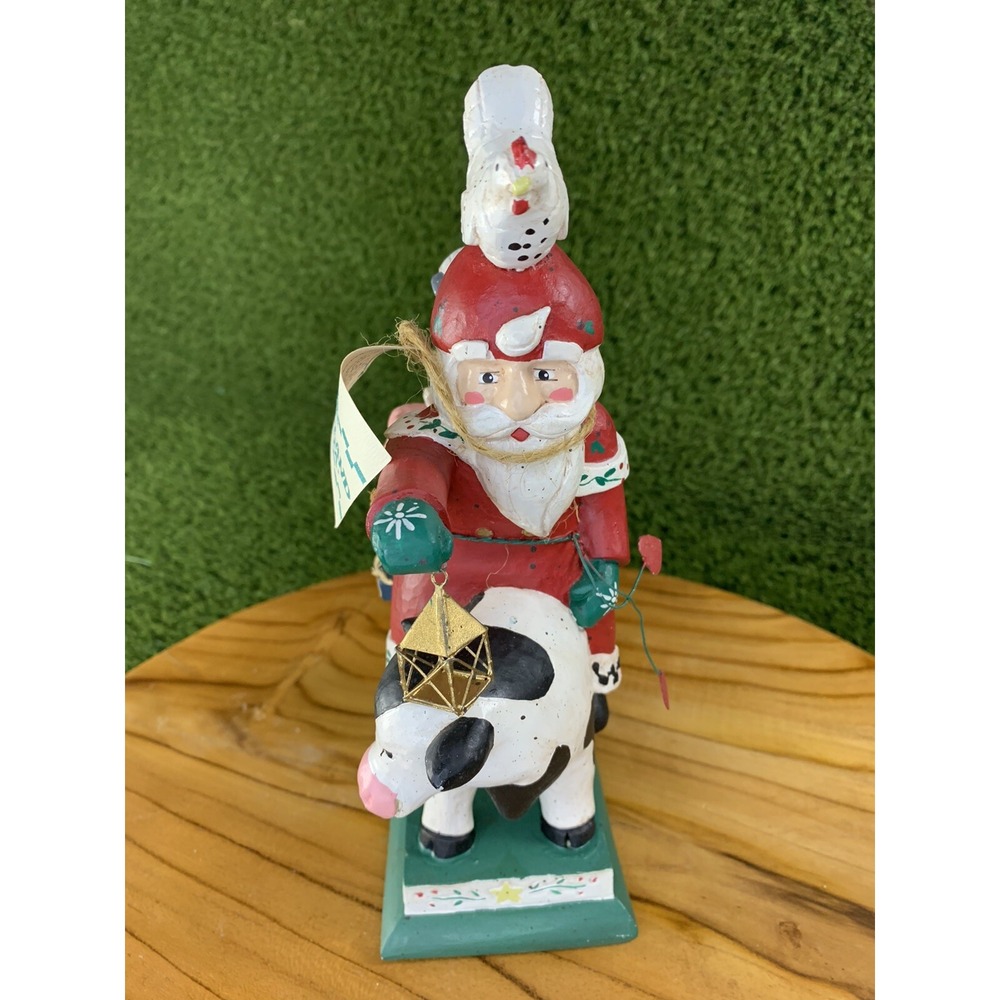 Midwest Importers Rustic Country The Heartland Santa Claus Holiday